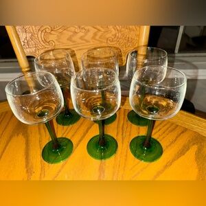 French Luminarc Vintage 1960s Wine Glasses